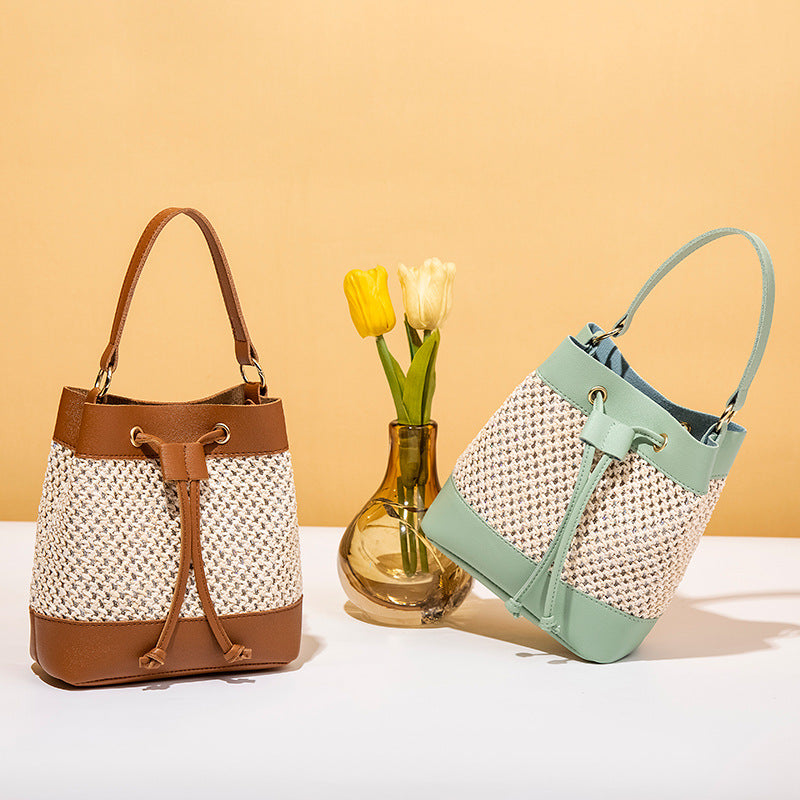 Bolso de cubo clásico de PU al por mayor